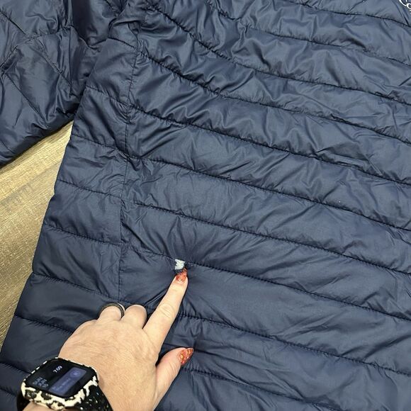 Columbia Titanium Mens Snow Country Hooded Jacket 1823141 Navy Blue Omni-heat 3D - Picture 7 of 8